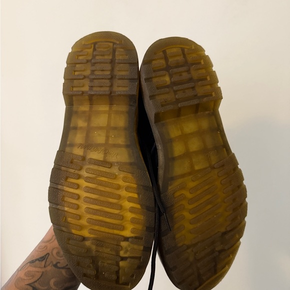 Dr. Martens Black Leather Lace-Up Boots - Picture 6 of 9